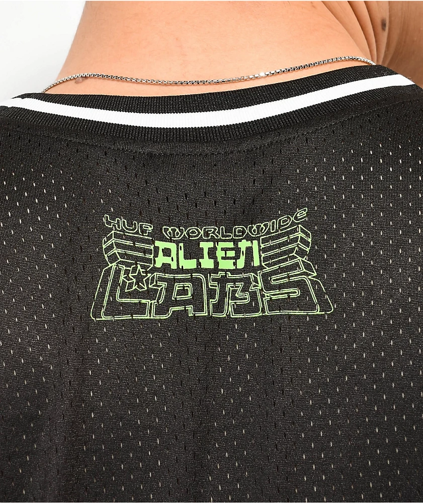 HUF x Alien Labs Black Basketball Jersey | MainPlace Mall