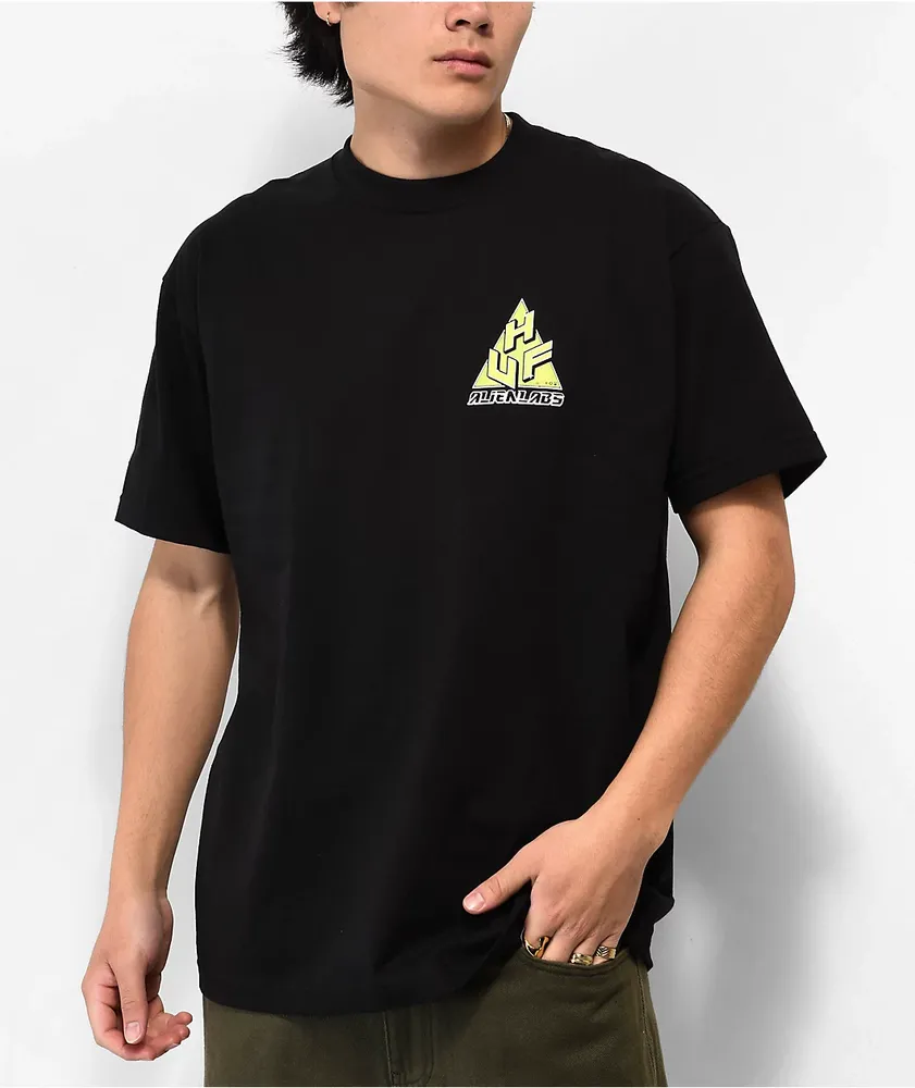 HUF x Alien Labs TT Black T-Shirt | MainPlace Mall