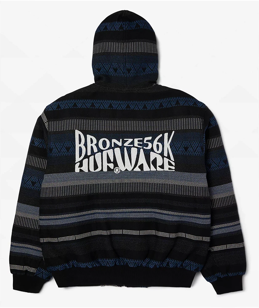HUF x Bronze 56K Baja Insulated Zip Hoodie at Hamilton Place in