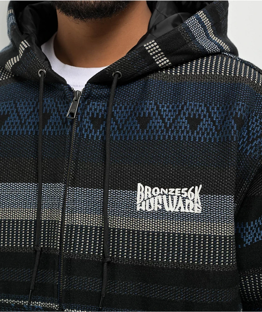 HUF x Bronze 56K Baja Insulated Zip Hoodie at Hamilton Place in