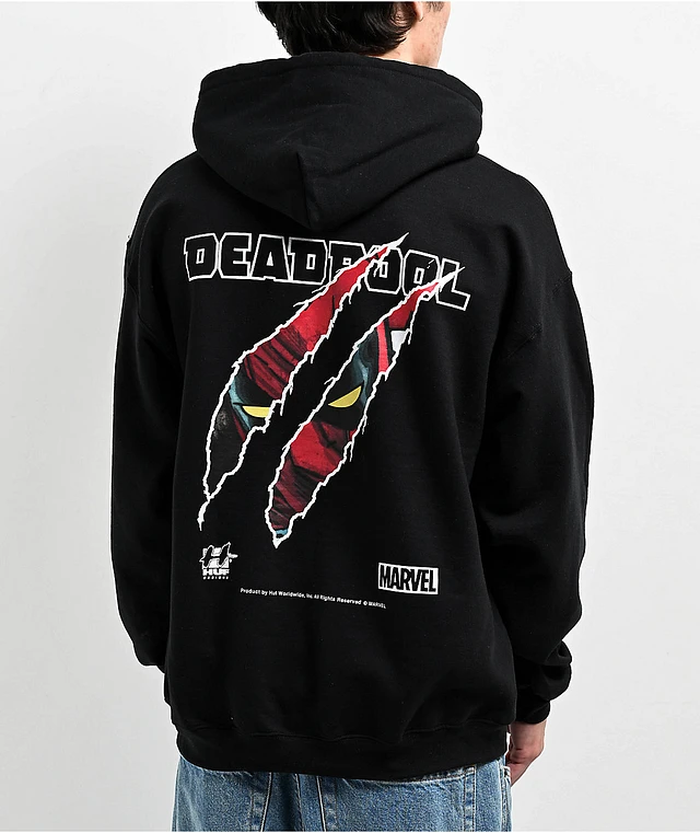 ◆HUF◆HUF x Deadpool Loudmouth Black 半袖T シャツ 送料込 HUF x Deadpool Loudmouth Black T-Shirt | Zumiez