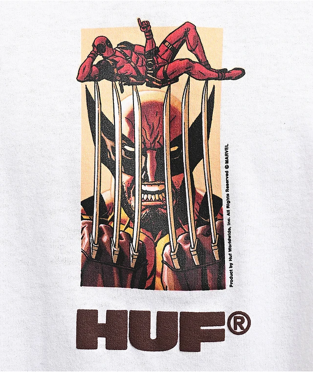 ◆HUF◆HUF x Deadpool Brooding 半袖Tシャツ Black 送料込 HUF x Deadpool Brooding Black T-Shirt at Coquitlam Centre in