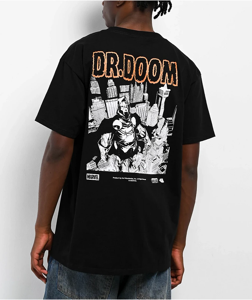 HUF x Fantastic 4 Dr. Doom Black T-Shirt | MainPlace Mall