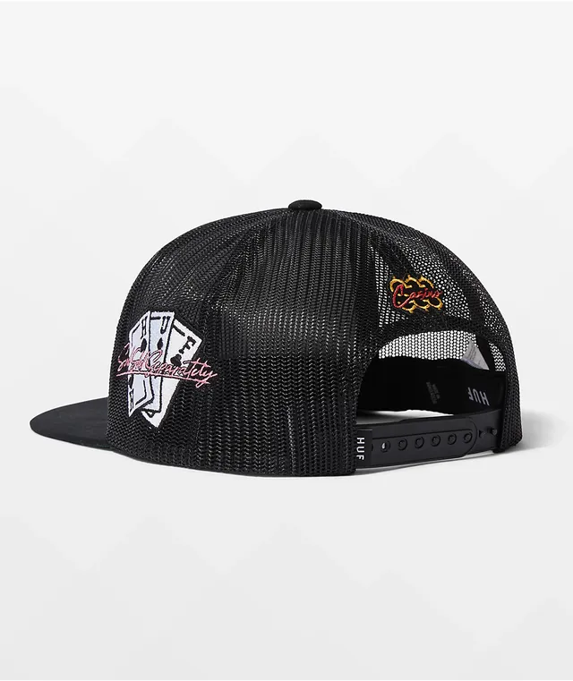 日本全国送料無料商品 | 特集  HUF Fair Arden | Hat Trucker Black 7 Triple Gibbs Freddie x 帽子