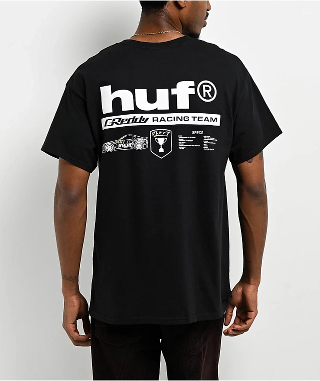 HUF x GReddy Performance Black T-Shirt | Liberty Center