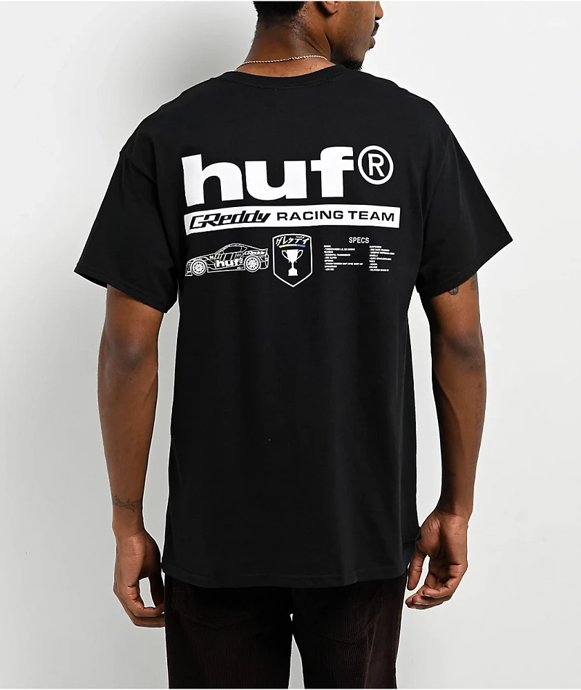 huf éqiupe バイクグラフィックシャツ HUF x GReddy Performance Black T-Shirt | Liberty Center