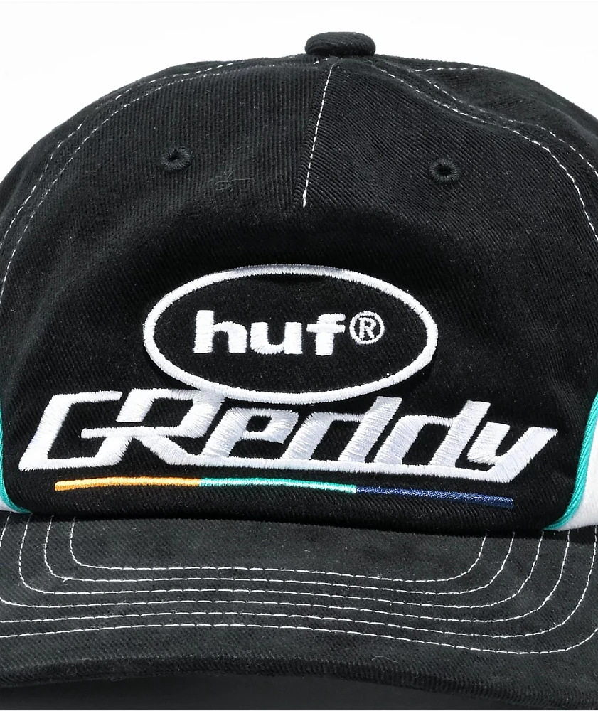 HEAD Racing Dept ブラックインソール HUF x GReddy Racing Team Black Adjustable Hat | MainPlace Mall