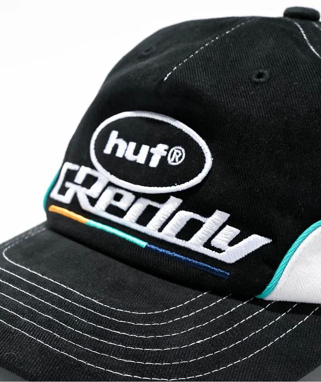 HUF x GReddy Racing Team Black Adjustable Hat | MainPlace Mall