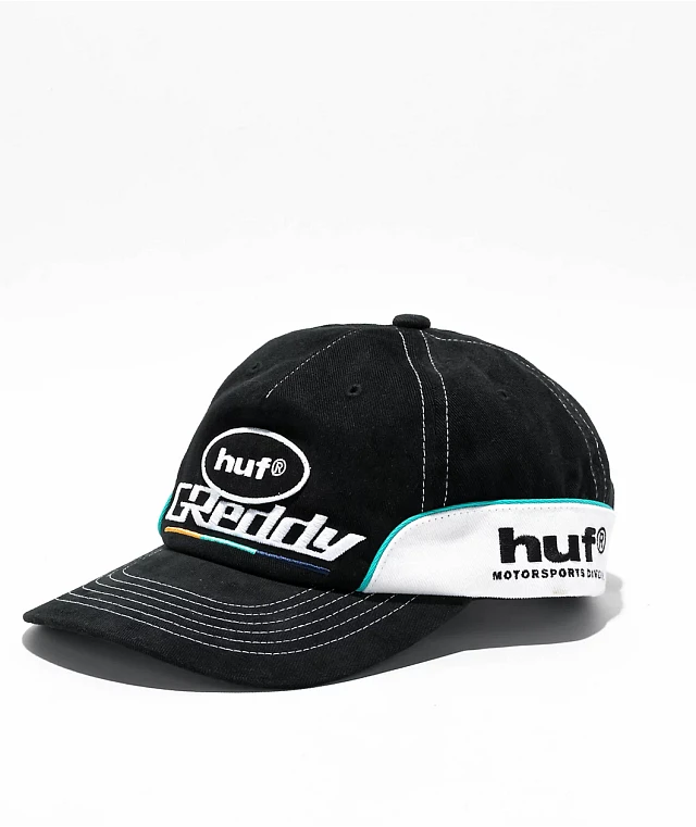 HUF x GReddy Racing Team Black Adjustable Hat | MainPlace Mall
