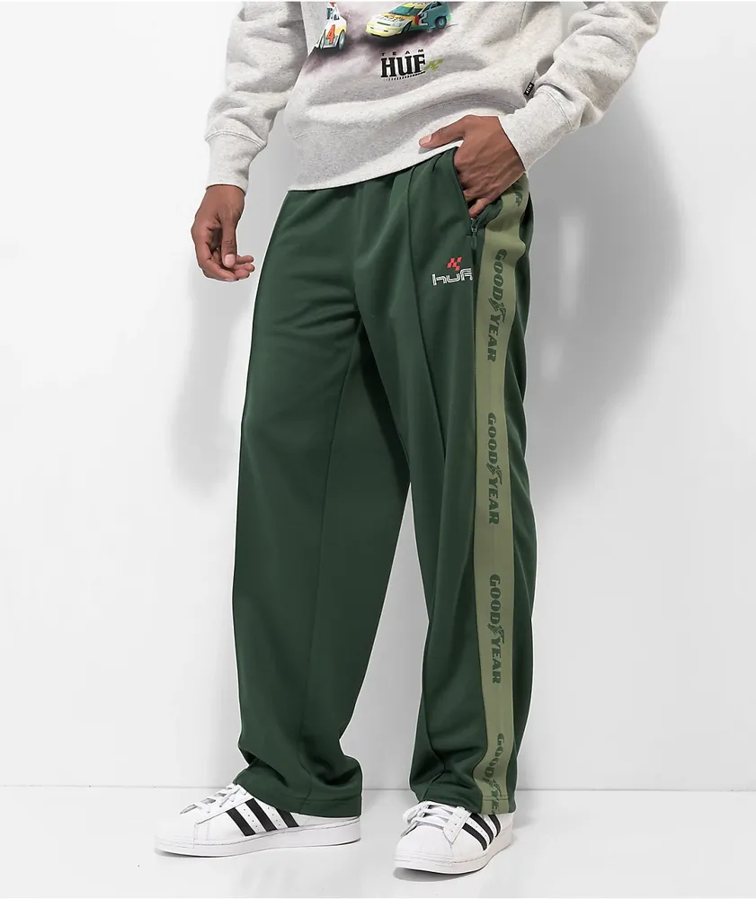 Green trackpants top