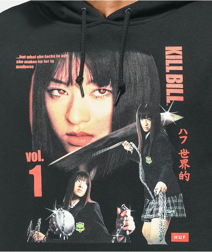 HUF x Kill Bill Gogo Yubari Black Hoodie Mall of America