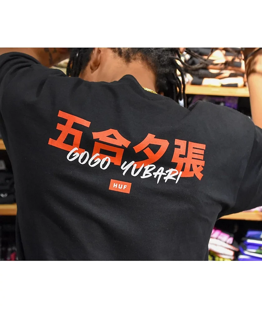 HUF x Kill Bill Gogo Yubari Black T-Shirt | MainPlace Mall