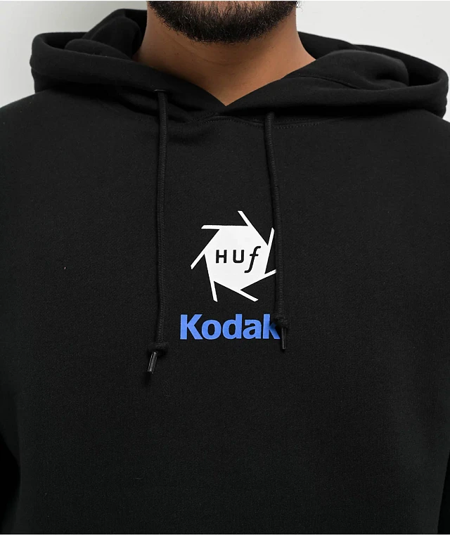 HUF KODAK INVENTION P/O HOODIE BLACK サイズM HUF x Kodak Invention Black Hoodie | Liberty Center