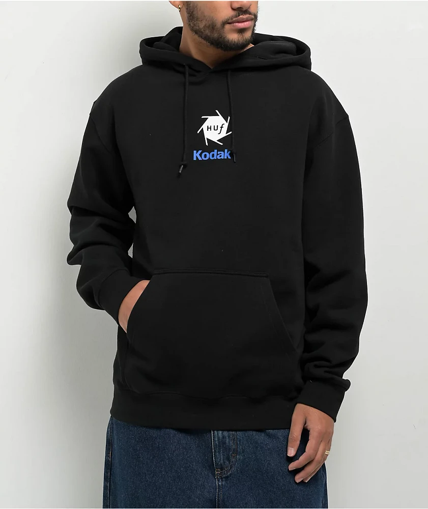 HUF x Kodak Invention Black Hoodie | Liberty Center