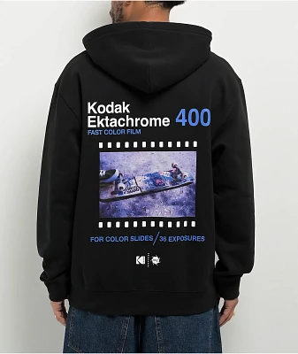 HUF x Kodak Ride The Lightning Black Crewneck Sweatshirt at