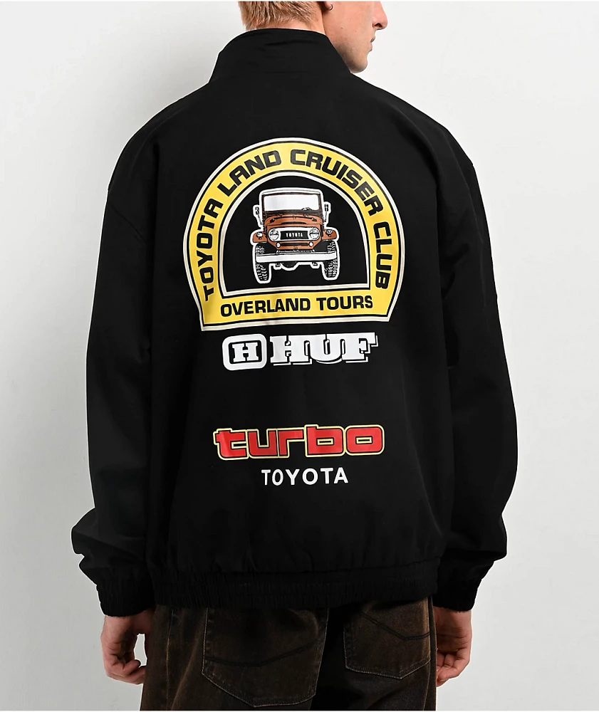 HUF TOYOTA LAND CRUISER ジャケット HUF x Land Cruiser Parts & Service Forest Green Jacket | Zumiez