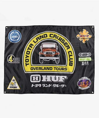 HUF TOYOTA LAND CRUISER ラグマット HUF x Land Cruiser Toyota 4 Wheel Drive Cream Snapback Hat