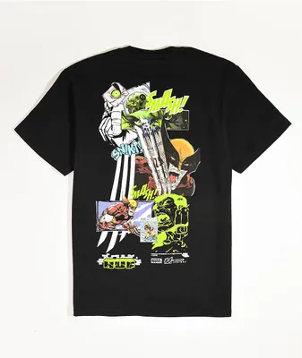 HUF x Marvel Storm Black T-Shirt at CoolSprings Galleria in
