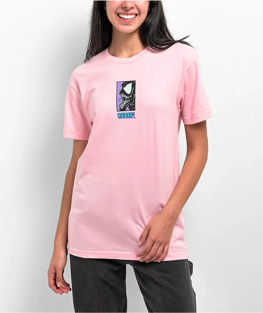 Pink marvel best sale shirt