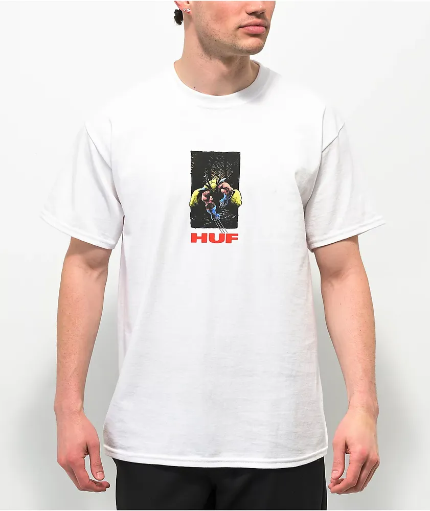 HUF x Marvel Wolverine White T Shirt Vancouver Mall