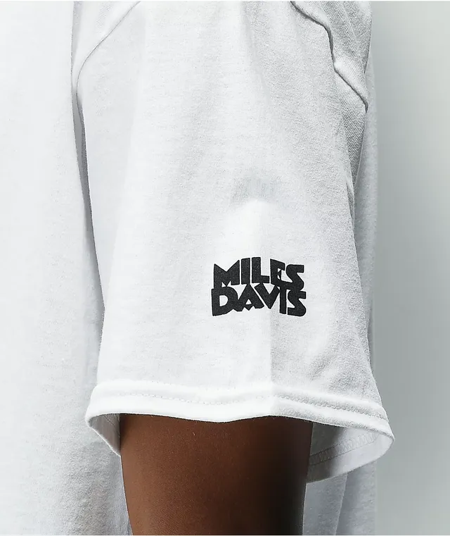 HUF x Miles Davis Directions White T-Shirt at Hamilton Place in