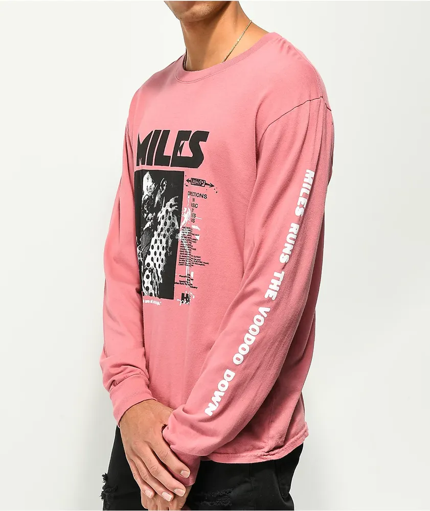 Dusty rose long sleeve shirt sales