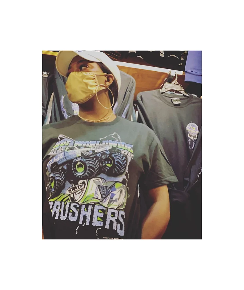 HUF x PBR Crushers Washed Black T-Shirt | MainPlace Mall