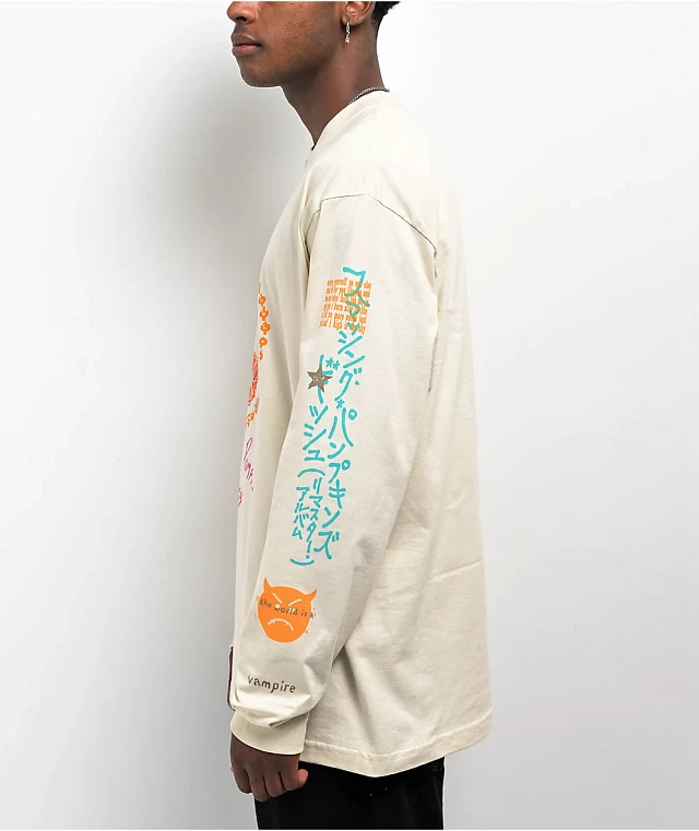 HUF x Smashing Pumpkins Crush Bone Long Sleeve T-Shirt