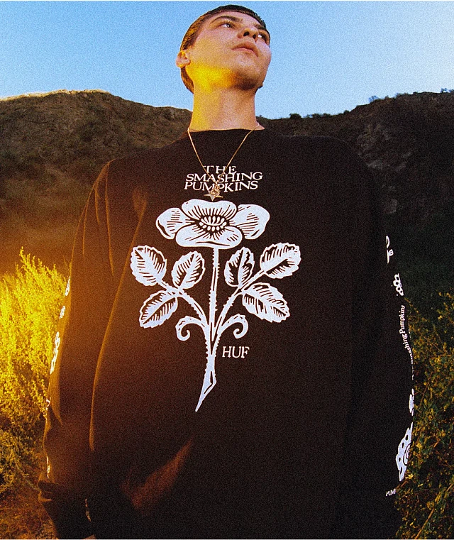 HUF x Smashing Pumpkins Jennifer Ever Black Long Sleeve T