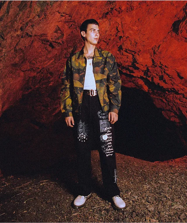 Huf hot sale camo windbreaker