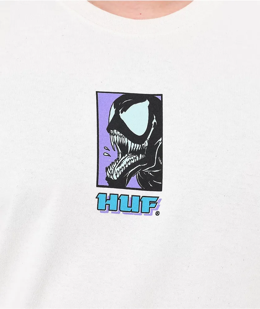 HUF x Spider-Man Symbiote Natural T-Shirt | MainPlace Mall
