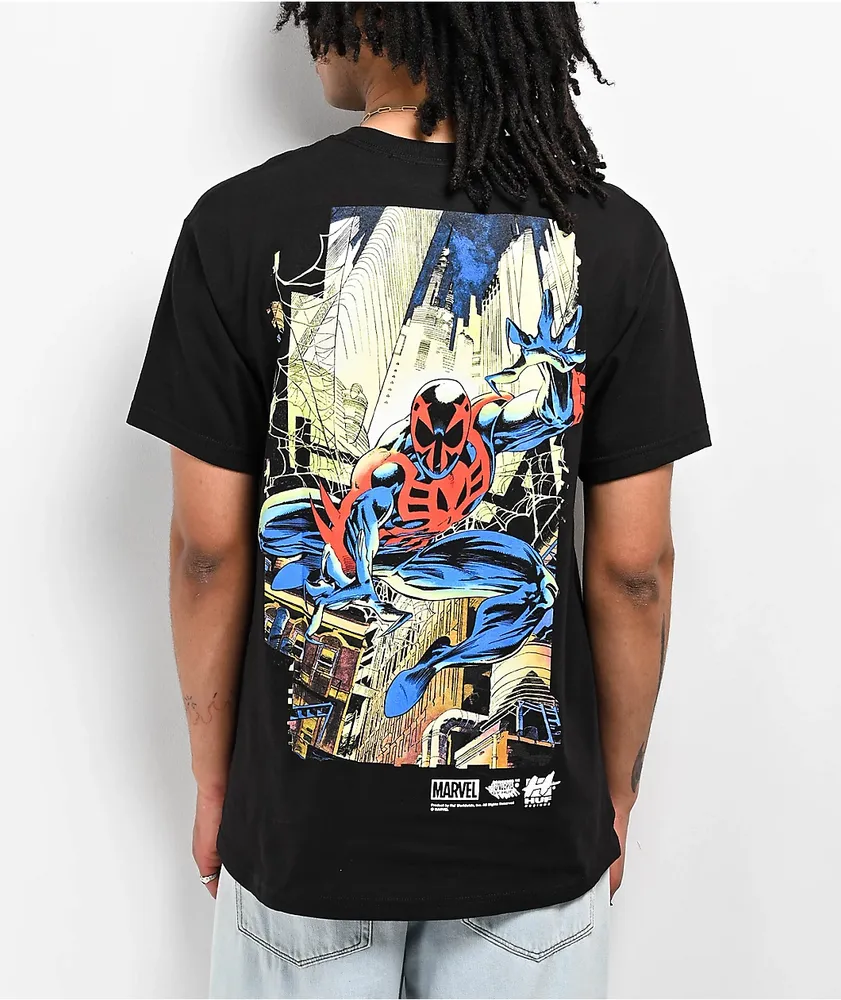 HUF x Spider-Man Universe 2099 Black T-Shirt | Liberty Center
