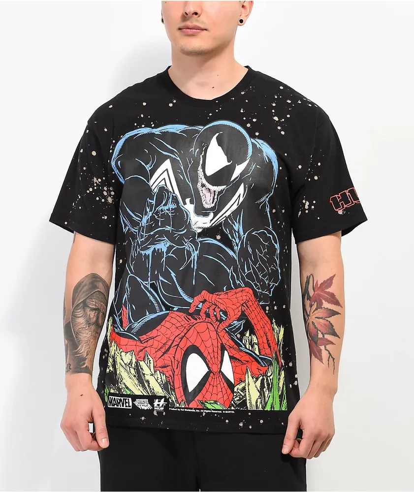 HUF x Spider-Man Venom Is Back Black T-Shirt at CoolSprings