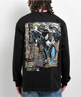 HUF × SpiderMan HANGIN-OUT ロゴ Tシャツ HUF x Spider-Man Hangin' Out Black T-Shirt | Zumiez