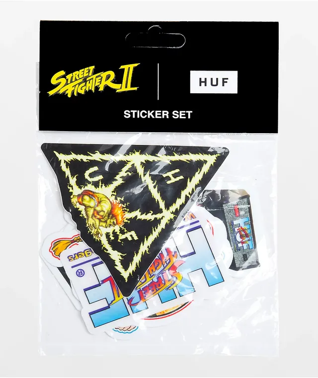HUF x Street Fighter Sticker Pack | MainPlace Mall