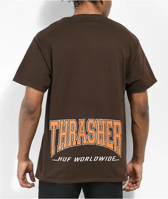 Tシャツ PORTOLA S/S TEE ☆ HUF X THRASHER HUF x THRASHER Portola White T-Shirt | Zumiez