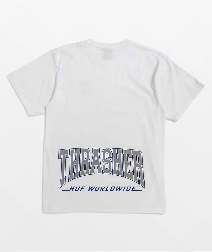 HUF x THRASHER High Point White T Shirt