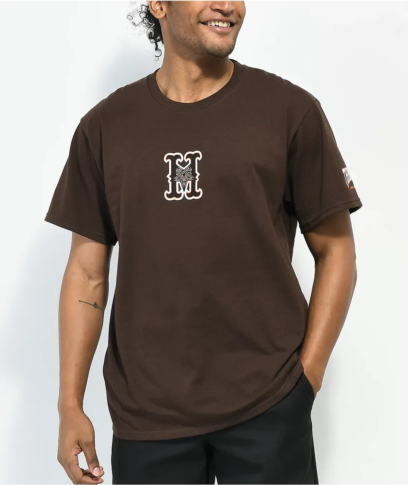 HUF x THRASHER Sunnydale Brown T-Shirt | Hamilton Place