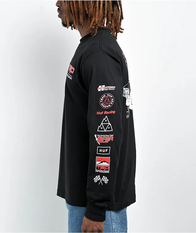 新品 H&O THUNDER Tシャツ LFE asimocrafts BGO HUF x Spiderman Hanging Out Black Long Sleeve T-Shirt at