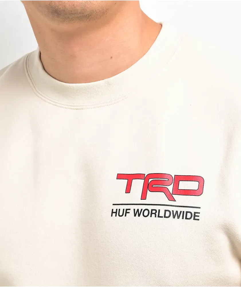 HUF x Toyota TRD Concept Natural Crewneck Sweatshirt at