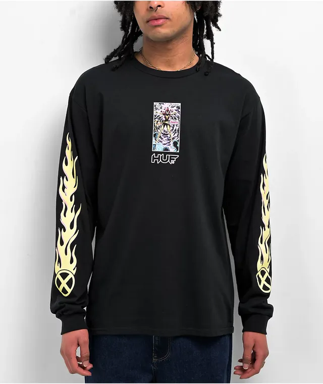 HUF x X Men Phoenix Rising Black Long Sleeve T Shirt CoolSprings