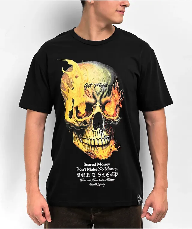 Hasta Muerte Scared Money Black T-Shirt | Connecticut Post Mall