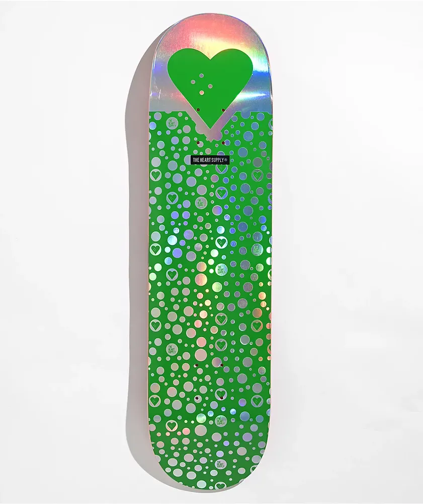The Heart Supply Komplett-Skateboard – Schachbrett-Design, 7-lagig Ahorn, 54 Mm Räder, Bis 100 Kg