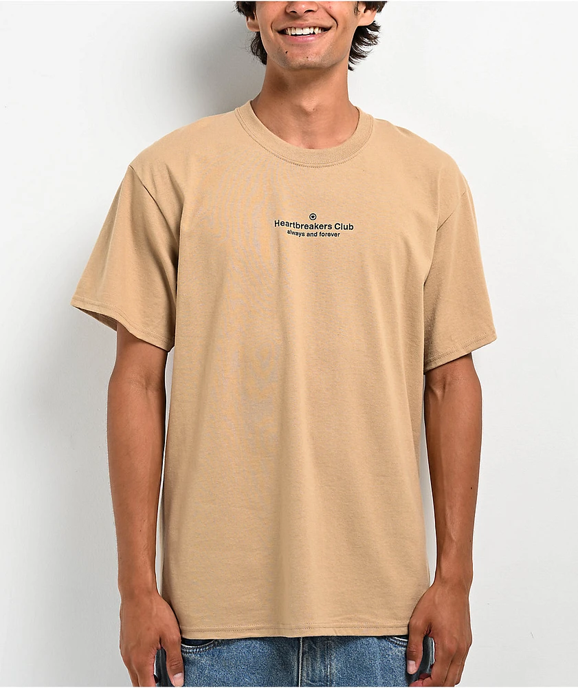 Heartbreakers Club Always Tan T-Shirt | MainPlace Mall