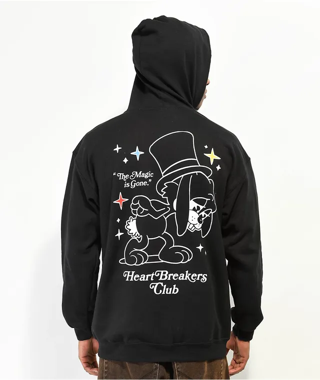 Heartbreakers Club Magic Black Zip Hoodie CoolSprings Galleria