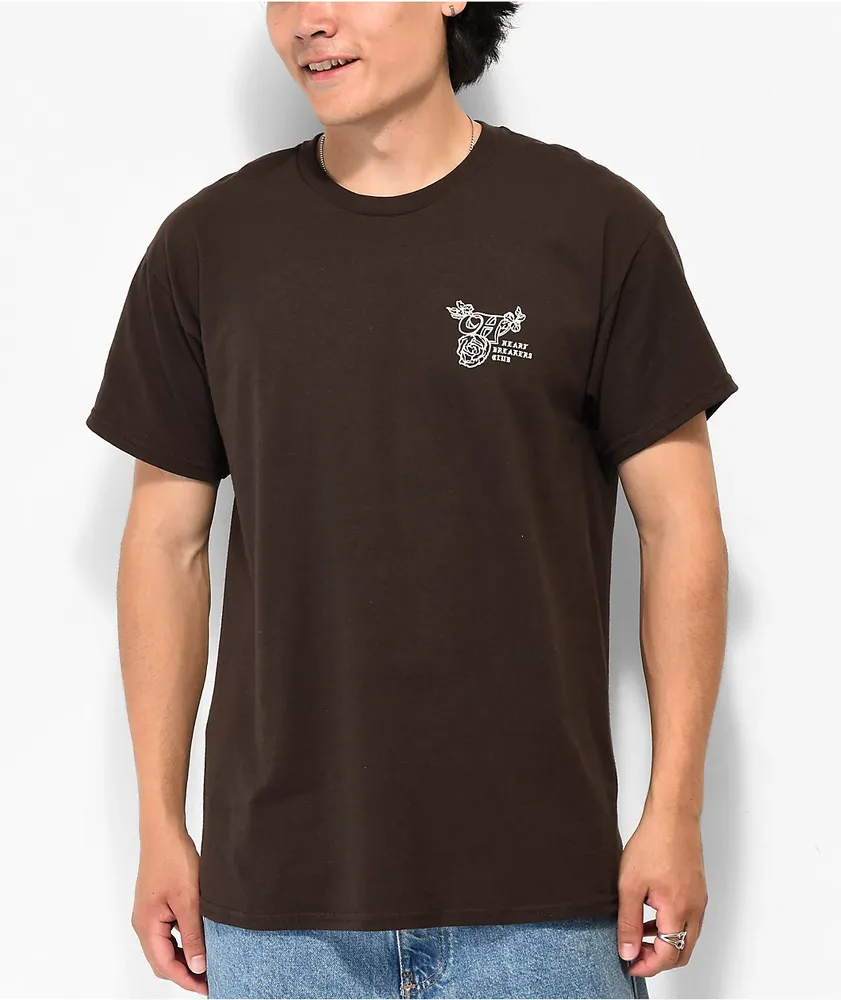 Heartbreakers Club Messenger Brown T-Shirt | MainPlace Mall