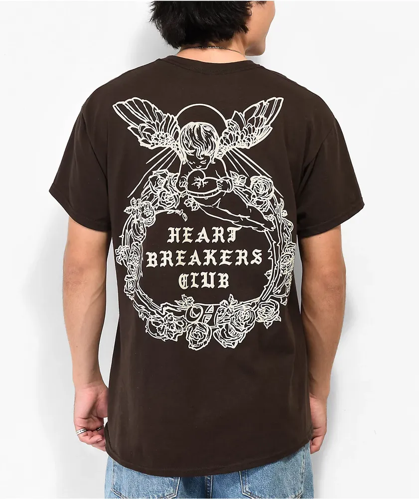 Heartbreakers Club Messenger Brown T-Shirt | MainPlace Mall