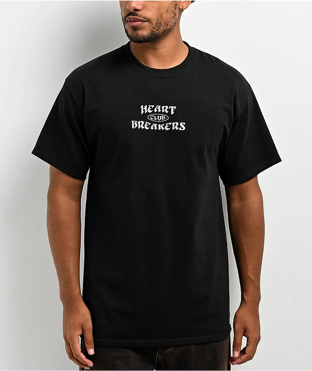 Heartbreakers Club Crown Black T-Shirt | MainPlace Mall