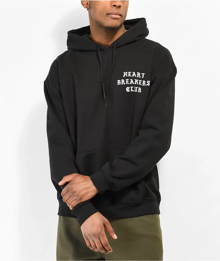 Heartbreakers Club Search Black Hoodie Coquitlam Centre