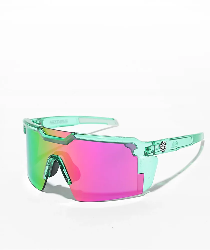 Heat Wave Future Tech Translucent Green Sunglasses | Hamilton Place
